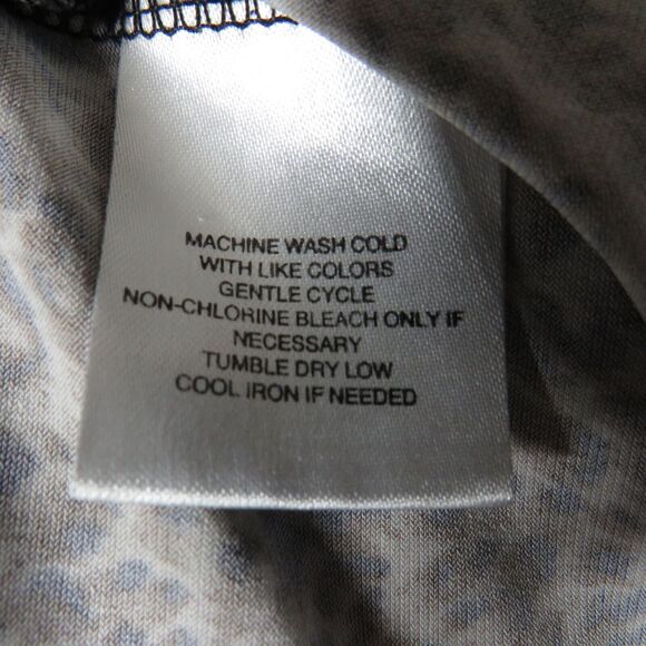 Sag Harbor Leopard Print V Neck Tunic Top Plus Size 1X - Picture 6 of 7